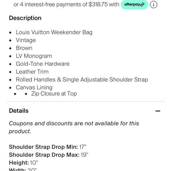 Monogram Keepall Bandouliere 50 Authenticated/Purchased at The Real Real Dallas - Picture 2 of 7